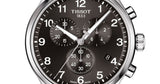 Tissot Chrono XL Classic Black Dial Black Leather Strap Watch For Men - T116.617.16.057.00