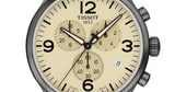 Tissot T Sport Chrono XL Beige Dial Green Nylon Strap Watch for Men - T116.617.37.267.00