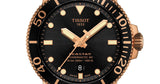 Tissot Seastar 1000 Powermatic 80 Black Dial Black Rubber Strap Watch for Men - T120.407.37.051.01