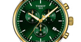 Tissot T Sport Chrono XL Classic Green Dial Two Tone Steel Strap Watch for Men - T116.617.22.091.00