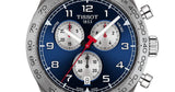 Tissot PRS 516 Chronograph Blue Dial Blue Steel Strap Watch for Men - T131.617.11.042.00