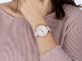 Tommy Hilfiger Carly Cream Dial Cream Leather Strap Watch for Women -1781789