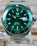 Tag Heuer Aquaracer Green Dial Watch for Men - WAY201S.BA0927