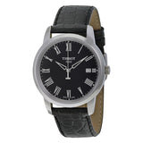 Tissot Classic Dream Black Dial Black Leather Strap Watch for Men - T033.410.16.053.01