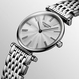 Longines La Grande Classique De Longines Silver Dial Silver Steel Strap Watch for Women - L4.755.4.72.6