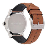 Burberry The City Black Dial Brown Leather Strap Watch for Men - BU9905