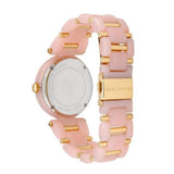 Michael Kors Delray Rose Gold Dial Pink Steel Strap Watch for Women - MK4316