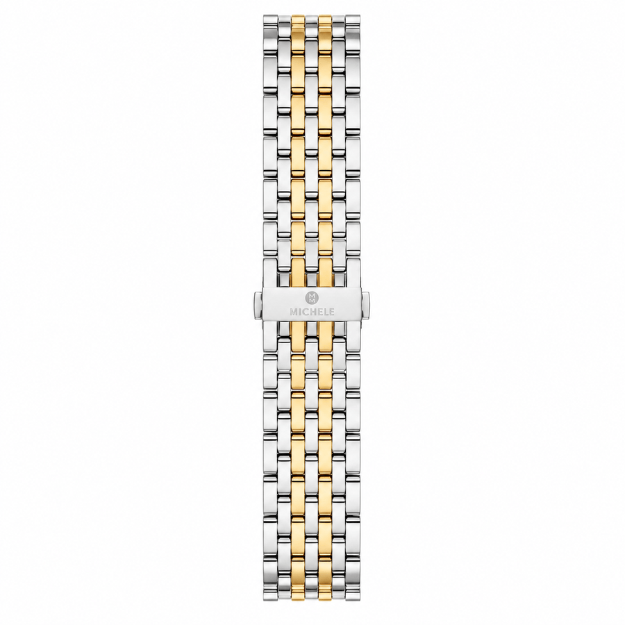 Michele Serein Mother of Pearl Dial Two Tone Steel Strap Watch for Women - MWW21B000015