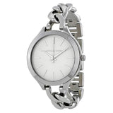 Michael Kors Slim Runway Silver Dial Silver Steel Strap Watch for Women - MK3279