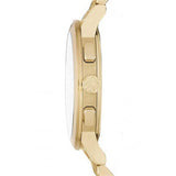 Burberry The City Gold Dial Gold Steel Strap Watch for Women - BU9753