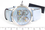 Gucci G Timeless Quartz Mother of Pearl Dial Blue Leather Strap Watch For Women - YA1264124