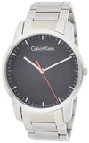 Calvin Klein City Black Dial Silver Steel Strap Watch for Men - K2G2G141