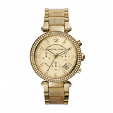 Michael Kors Parker Gold Dial Gold Steel Strap Watch for Women - MK5632