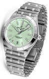 Breitling Chronomat Automatic 36 Green Dial Silver Steel Strap Watch for Women - A10380101L1A1