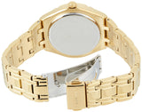 Guess Cosmo Diamonds Gold Dial Gold Steel Strap Watch For Women - GW0033L2