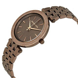 Michael Kors Darci Quartz Brown Dial Brown Steel Strap Watch For Women - MK3553