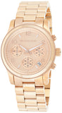 Michael Kors Runway Rose Gold Dial Rose Gold Steel Strap Watch for Women - MK5128