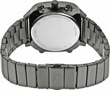 Fossil Retro Analog-Digital Black Dial Grey Steel Strap Watch for Men - FS5892