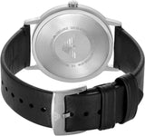 Emporio Armani Kappa Analog Quartz Black Dial Black Leather Strap Watch For Men - AR11013