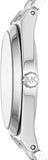 Michael Kors Channing Quartz White Dial Two Tone Steel Strap Watch For Women - MK6649