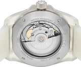 Gucci Dive Automatic White Dial White Rubber Strap Unisex Watch - YA136342