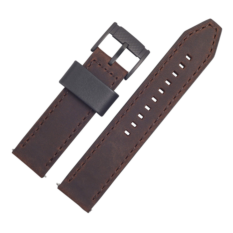 Fossil Machine Flight Chronograph Brown Dial Brown Leather Strap Watch for Men - FS4656