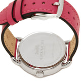 Coach Delancey White Dial Red Leather Strap Watch for Women - 14502879