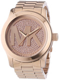 Michael Kors Runway Rose Gold Dial Rose Gold Steel Strap Watch for Women - MK5661