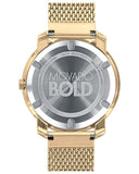 Movado Bold Gold Dial Gold Mesh Bracelet Watch for Women - 3600242