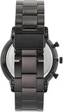 Fossil Neutra Chronograph Black Dial Black Steel Strap Watch for Men - FS5525