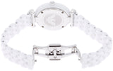 Emporio Armani Giannti T Bar Quartz Mother of Pearl Dial White Steel Strap Watch For Women - AR1485