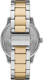 Michael Kors Tibby Multifunction White Dial Two Tone Steel Strap Watch For Women - MK6825