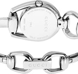 Gucci Horsebit Quartz Red Dial Silver Steel Strap Watch For Women - YA139502