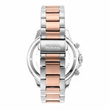 Fossil Perfect Boyfriend Mother of Pearl Dial Two Tone Steel Strap Watch for Women - ES4135