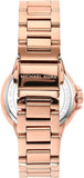 Michael Kors Camille Chronograph Grey Dial Rose Gold Steel Strap Watch For Women - MK6983