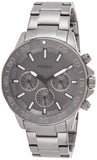 Fossil Bannon Multifunction Chronograph Grey Dial Grey Steel Strap Watch for Men - BQ2491