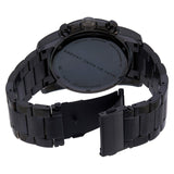 Marc Jacobs Larry Chronograph Black Dial Black Steel Strap Watch for Men - MBM8606