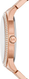 Michael Kors Tibby Quartz Rose Gold Dial Rose Gold Steel Strap Watch For Women - MK6880