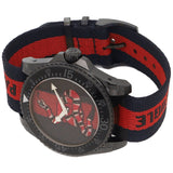 Gucci Dive Blue & Red Dial Blue & Red Nylon Strap Watch For Men - YA136214