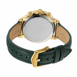 Fossil Neutra Chronograph Green Dial Green Leather Strap Watch for Women - ES5239