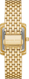 Michael Kors Emery Pave Analog Green Dial Gold Steel Strap Watch for Women - MK4742