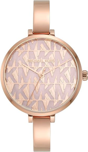 Michael Kors Naia Quartz Rose Gold Dial Rose Gold Steel Strap Watch for Women - MK4679