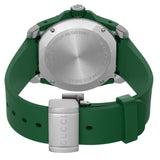 Gucci Dive Black Dial Green Rubber Strap Watch For Men - YA136310