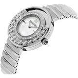 Swarovski Lovely Crystal Mother of Pearl Dial Silver Steel Strap Watch for Women - 1160307