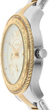 Fossil Stella Sport Multifunction Silver Dial Two Tone Steel Strap Watch for Women - ES5107