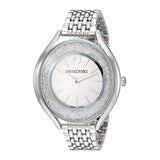 Swarovski Crystalline Aura Silver Dial Silver Steel Strap Watch for Women - 5519462