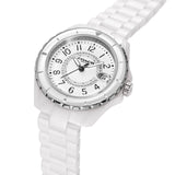 Coach Preston White Dial White Steel Strap Watch for Women - 14503462