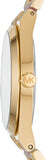 Michael Kors Channing Quartz Mother of Pearl Pink Dial Two Tone Steel Strap Watch For Women - MK6650