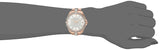 Bulova Crystal Collection Silver Dial Rose Gold Steel Strap Watch for Women - 98L229