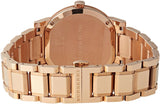 Burberry The City White Dial Rose Gold Steel Strap Watch for Women - BU9004